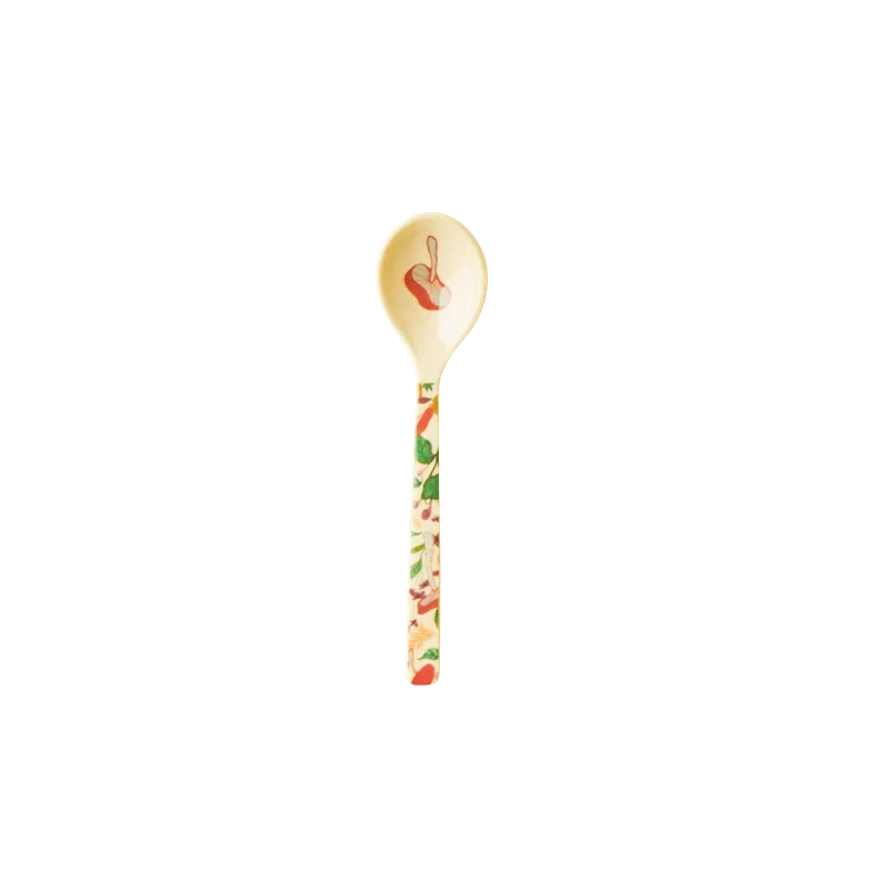 Rice melamine teaspoon 6 assorted dance it out prints