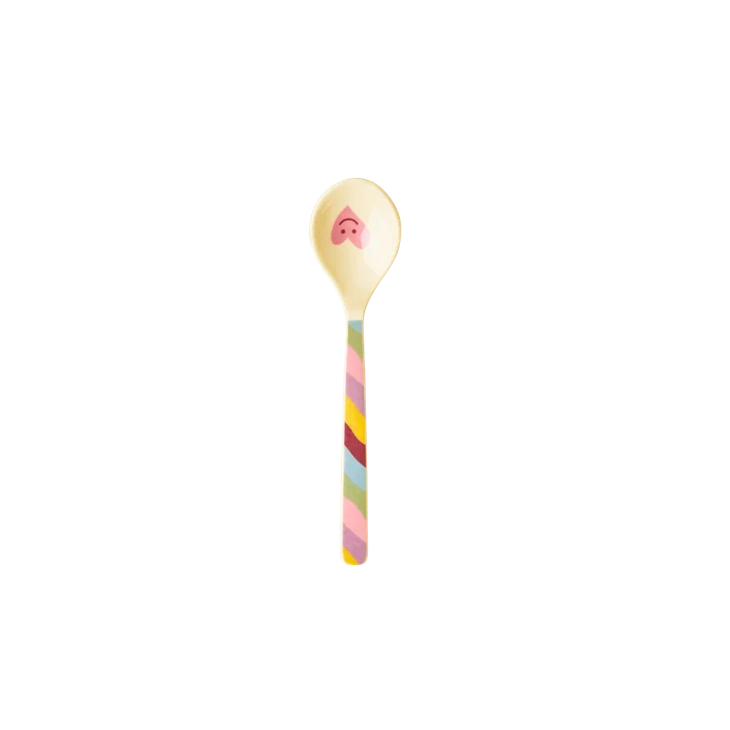 Rice melamine teaspoon 6 assorted dance it out prints