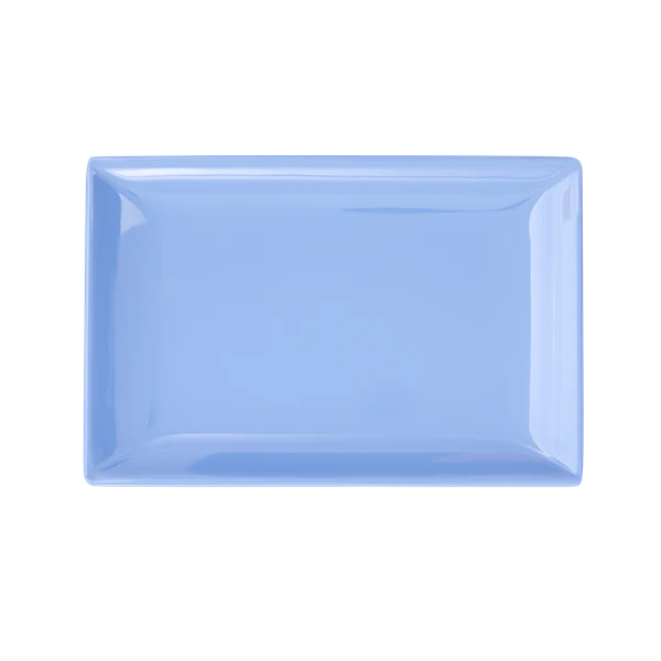 Rice Rectangular Melamine Sushi Tray Assorted Colors Apple