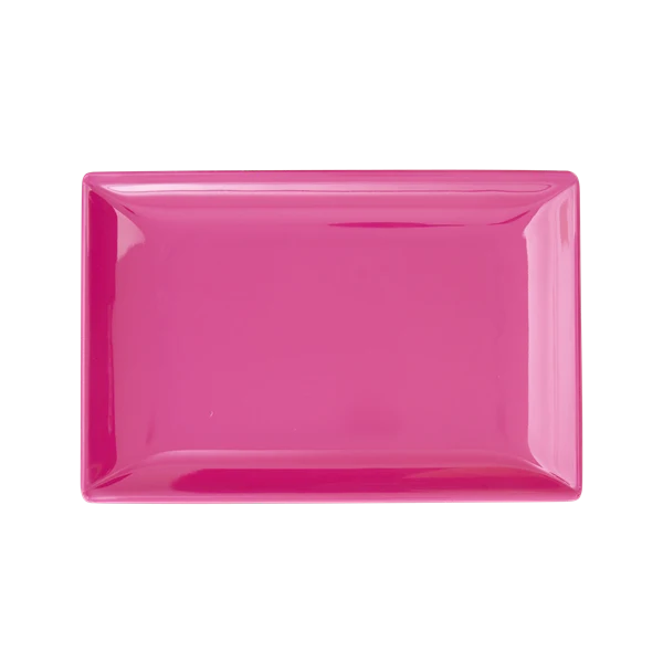 Rice Rectangular Melamine Sushi Tray Assorted Colors Apple