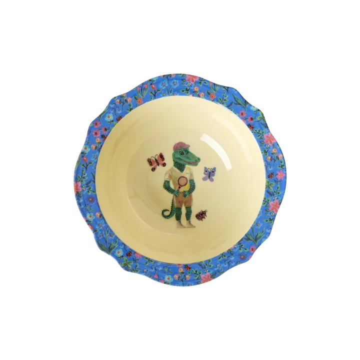 Rice small vintage bowl blue Nathalie Lété Print