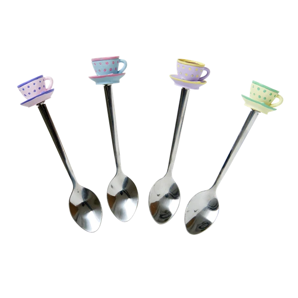 Rice Teaspoon Resin Tea Cup Decoration