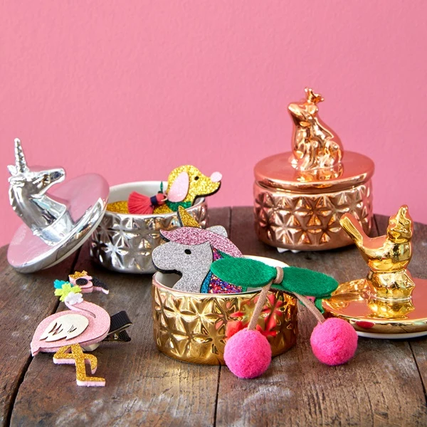Rice Tiny Copper Porcelain Jewelry Box Frog On Lid