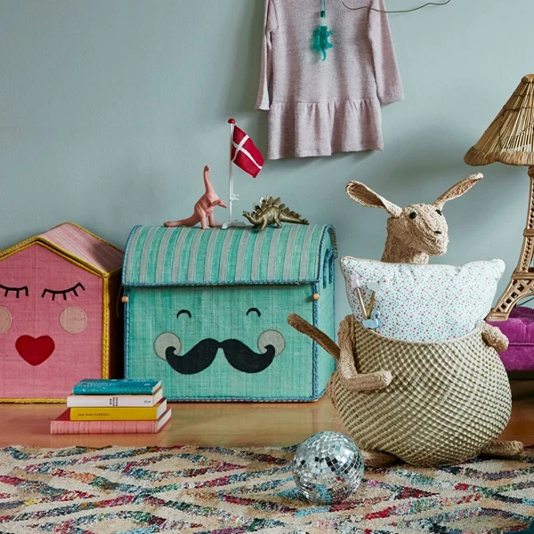 Rice Woven Storage Kangaroo Shape