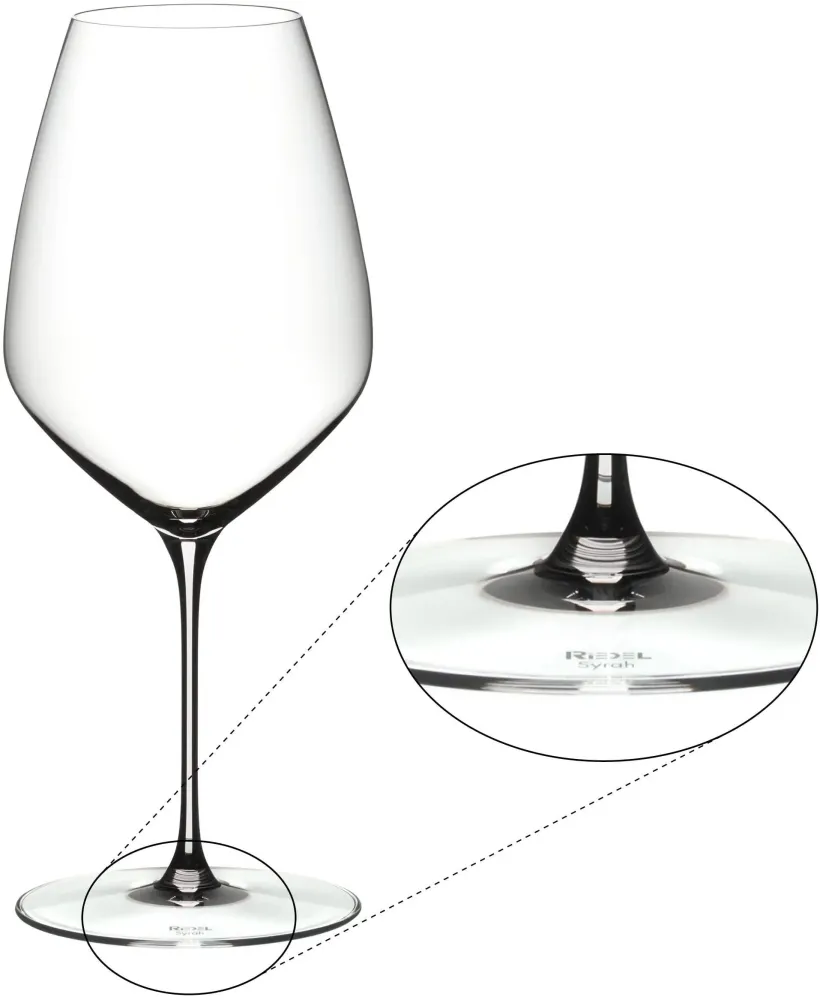 Riedel Rode Wijnglazen Veloce - Syrah / Siraz - 720 ml - 2 stuks