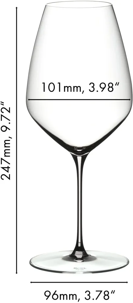 Riedel Rode Wijnglazen Veloce - Syrah / Siraz - 720 ml - 2 stuks