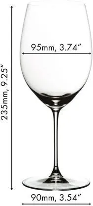Riedel Rode Wijnglazen Veritas - Cabernet / Merlot - 709 ml - Pay 6 Get 8
