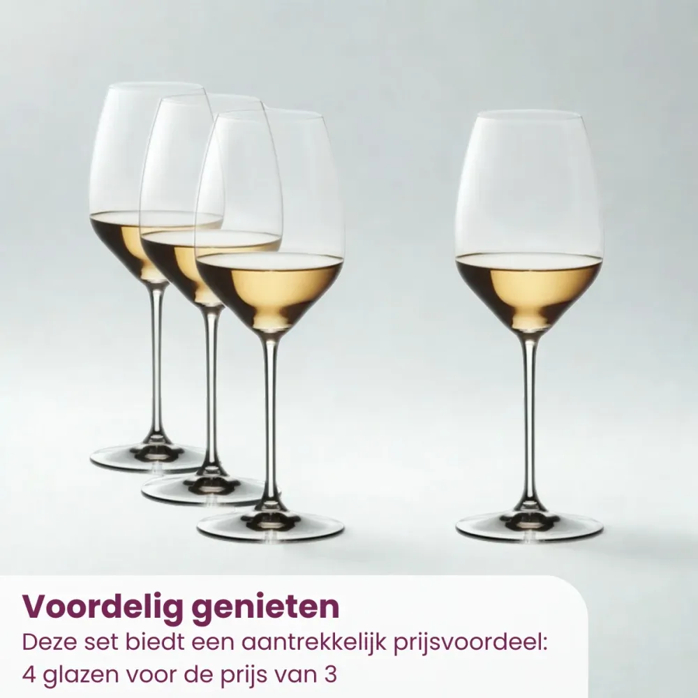 Riedel Witte Wijnglazen Extreme - Riesling - 490 ml - Pay 3 Get 4