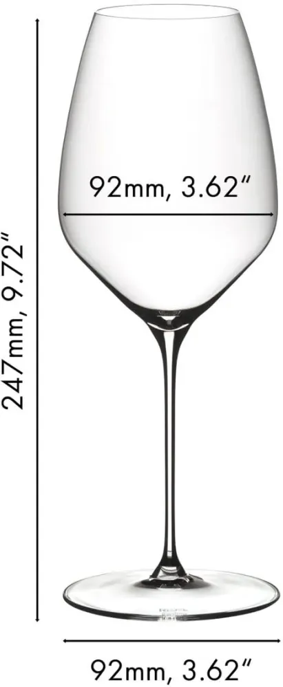 Riedel Witte Wijnglazen Veloce - Riesling - 570 ml - 2 stuks