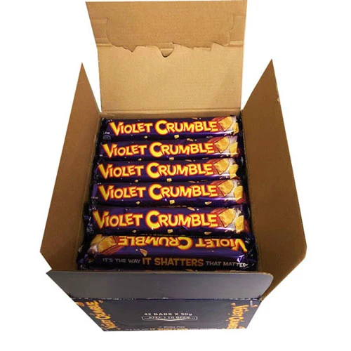 Violet Crumble Bar (42x50g) Robern Menz