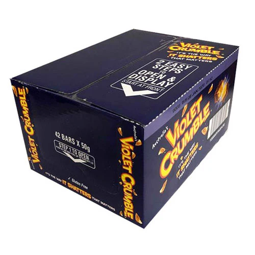 Violet Crumble Bar (42x50g) Robern Menz