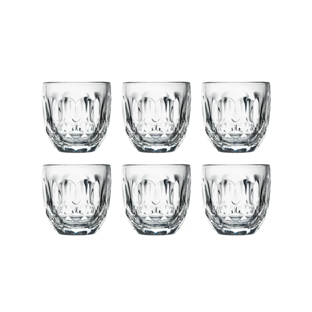 La Rochère Troquet Facettes Espressoglas 10 cl - Doos 6 Stuks