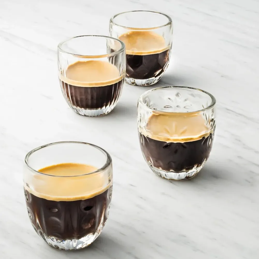 La Rochère Troquet Geometrique Espressoglas 10 cl - Doos 6 Stuks