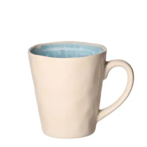 Rose&Tullipani MUG AZZURRO EV4 Azuurblauw Keramiek ROSE & TULIPANI