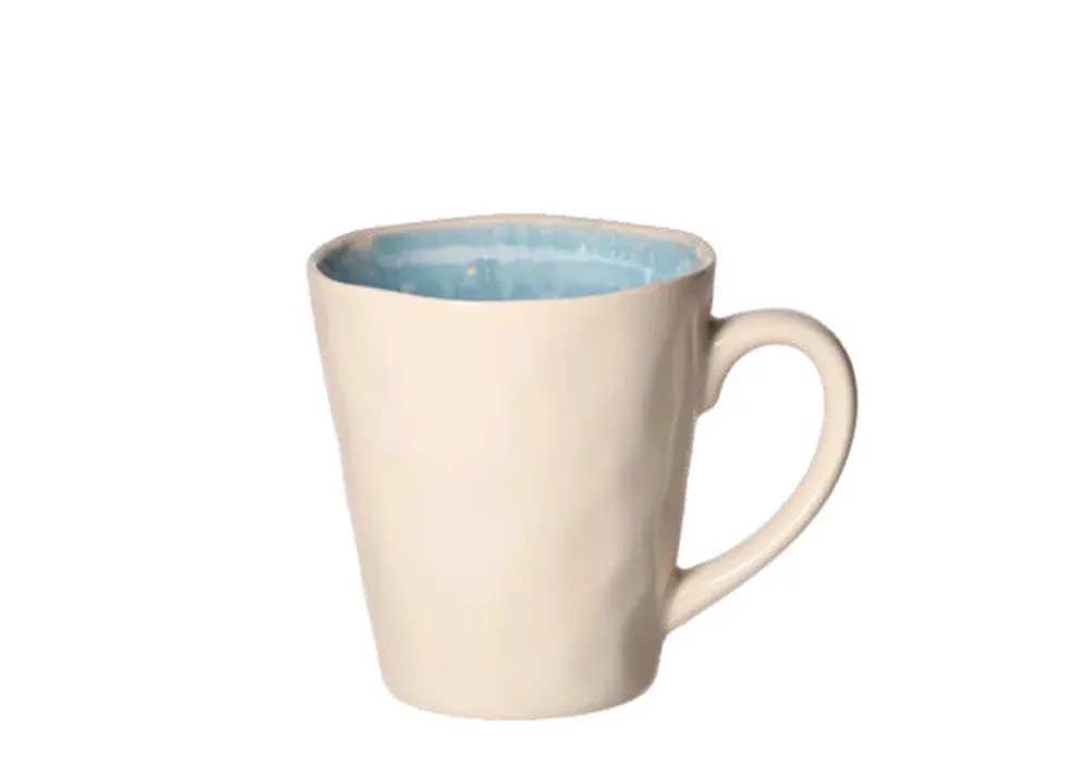 Rose&Tullipani MUG AZZURRO EV4 Azuurblauw Keramiek ROSE & TULIPANI