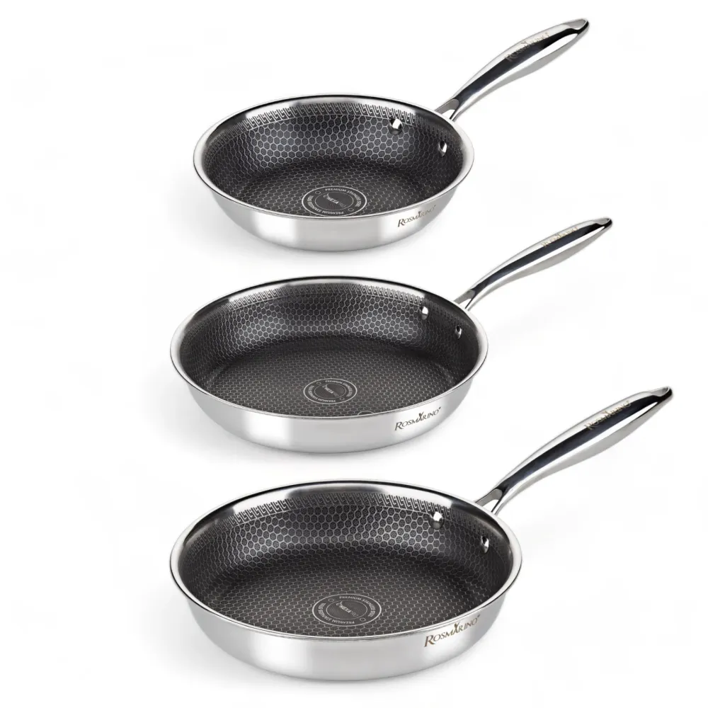 Rosmarino HexaPRO koekenpannenset 3 delig - 20/24/28cm