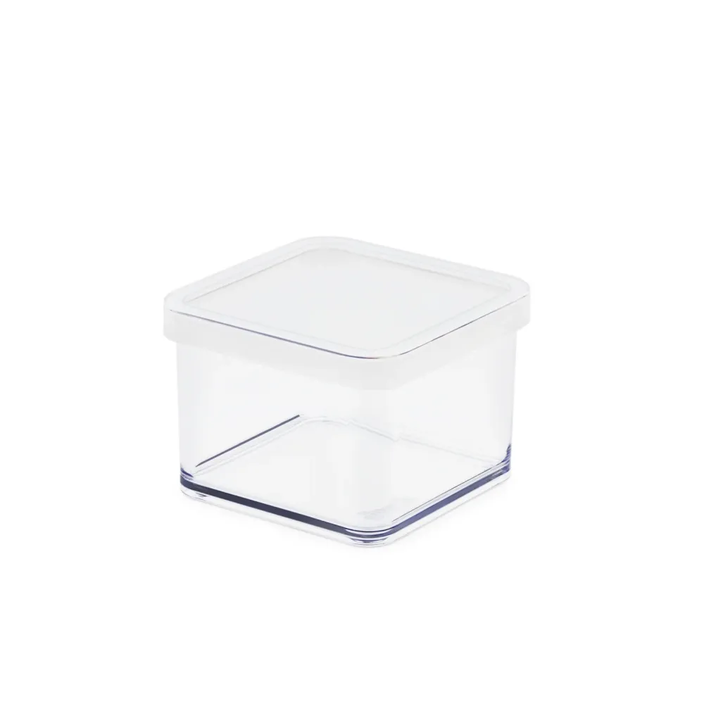 Rotho Loft Bewaardoos vierkant 0,5L wit 10x10x7,2cm