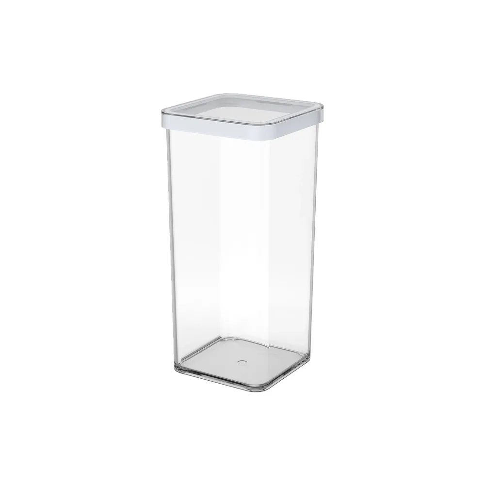 Rotho Loft Bewaardoos vierkant 1,5L wit 10x10x21,4cm