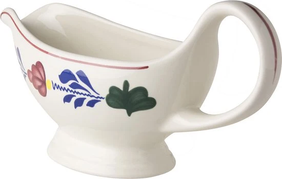 Royal Boch Boerenbont Sauskom 0,43l Crème met decor Aardewerk