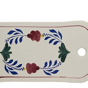 Royal Boch Boerenbont Set 2 Broodplanken 25X15cm Crème met decor Aardewerk