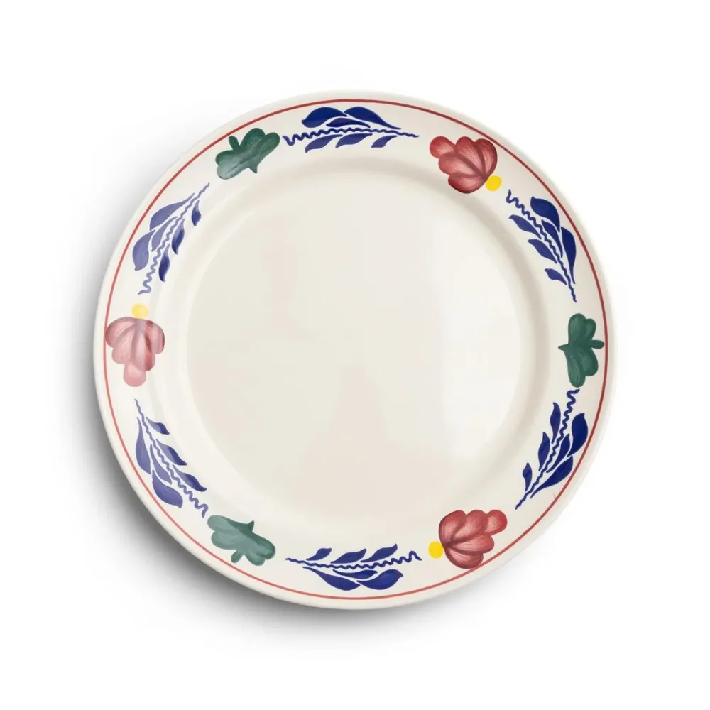 Royal Boch bord Boerenbont - set van 6 - ø24cm - keramiek