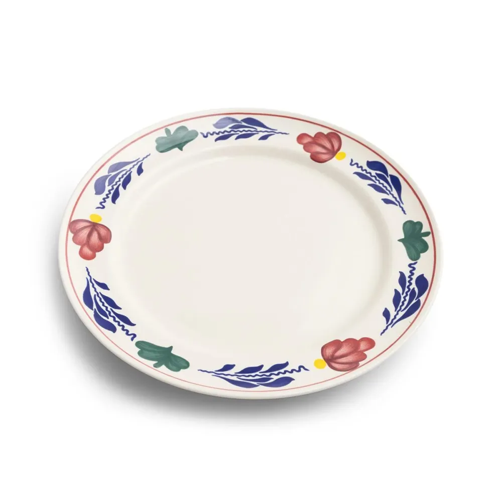 Royal Boch bord Boerenbont - set van 6 - ø24cm - keramiek