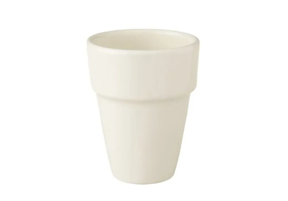 Royal Boch Kitchen Set 6 Melk mugs (z. handvat) 0,25l Crème Aardewerk
