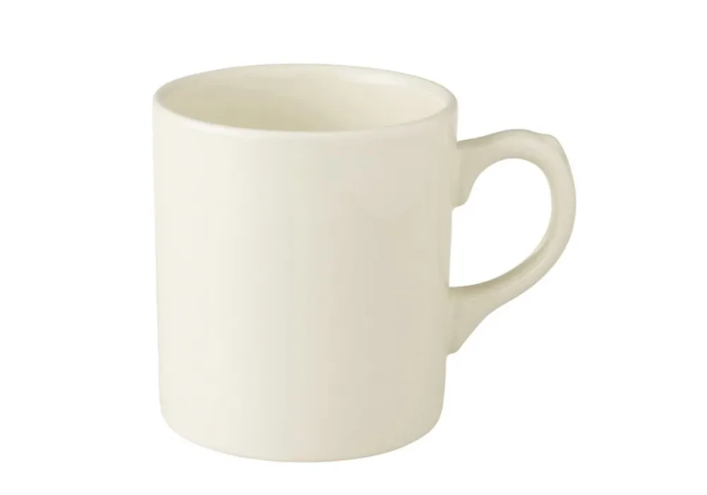 Royal Boch Kitchen Set 6 Mugs recht 0,33l Crème Aardewerk