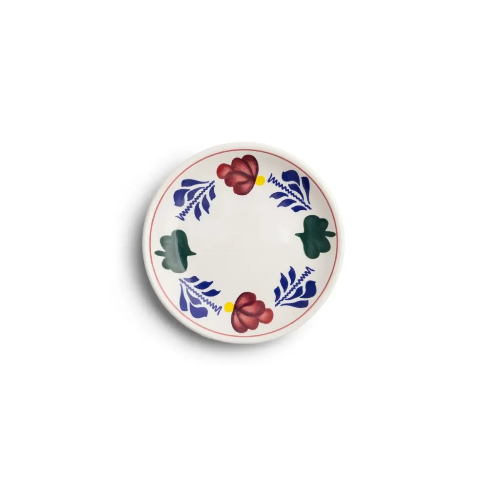 Royal Boch petit four Boerenbont - set van 6 - ø11cm - keramiek