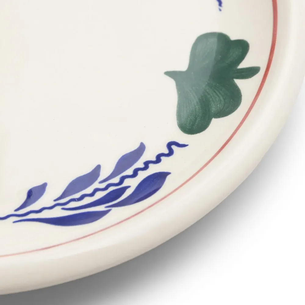 Royal Boch petit four Boerenbont - set van 6 - ø11cm - keramiek