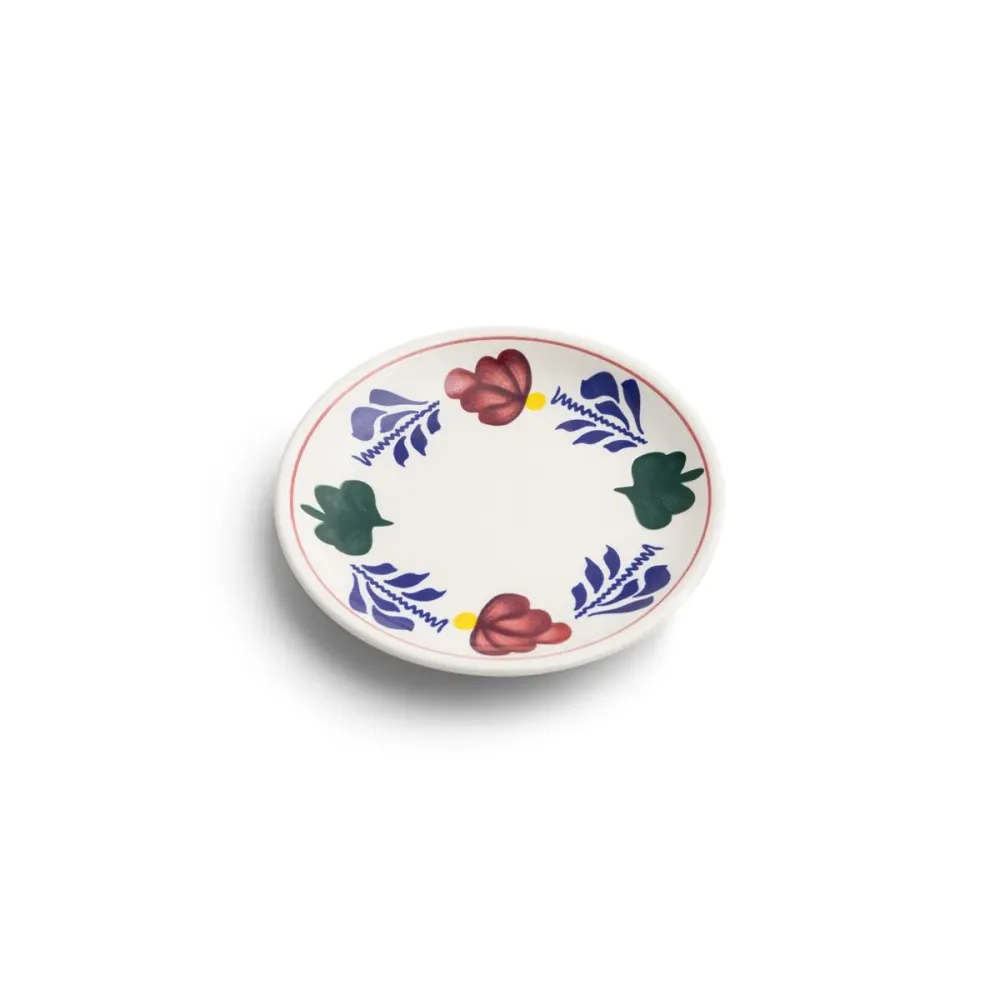 Royal Boch petit four Boerenbont - set van 6 - ø11cm - keramiek