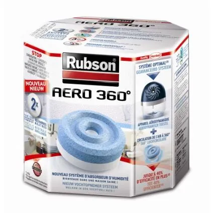 Rubson vochtvreter vervanging 2st.