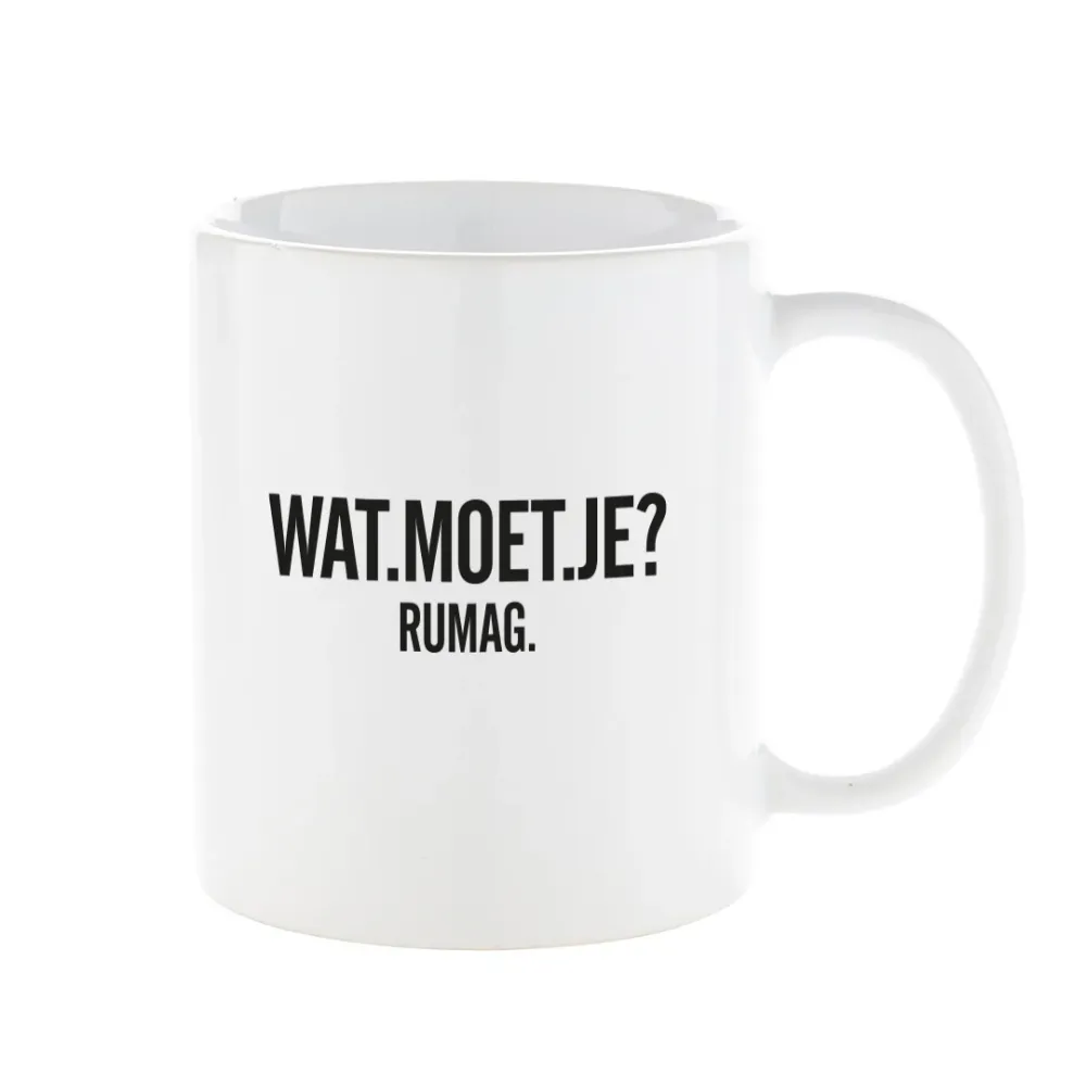Mok 'Wat moet je?' RUMAG