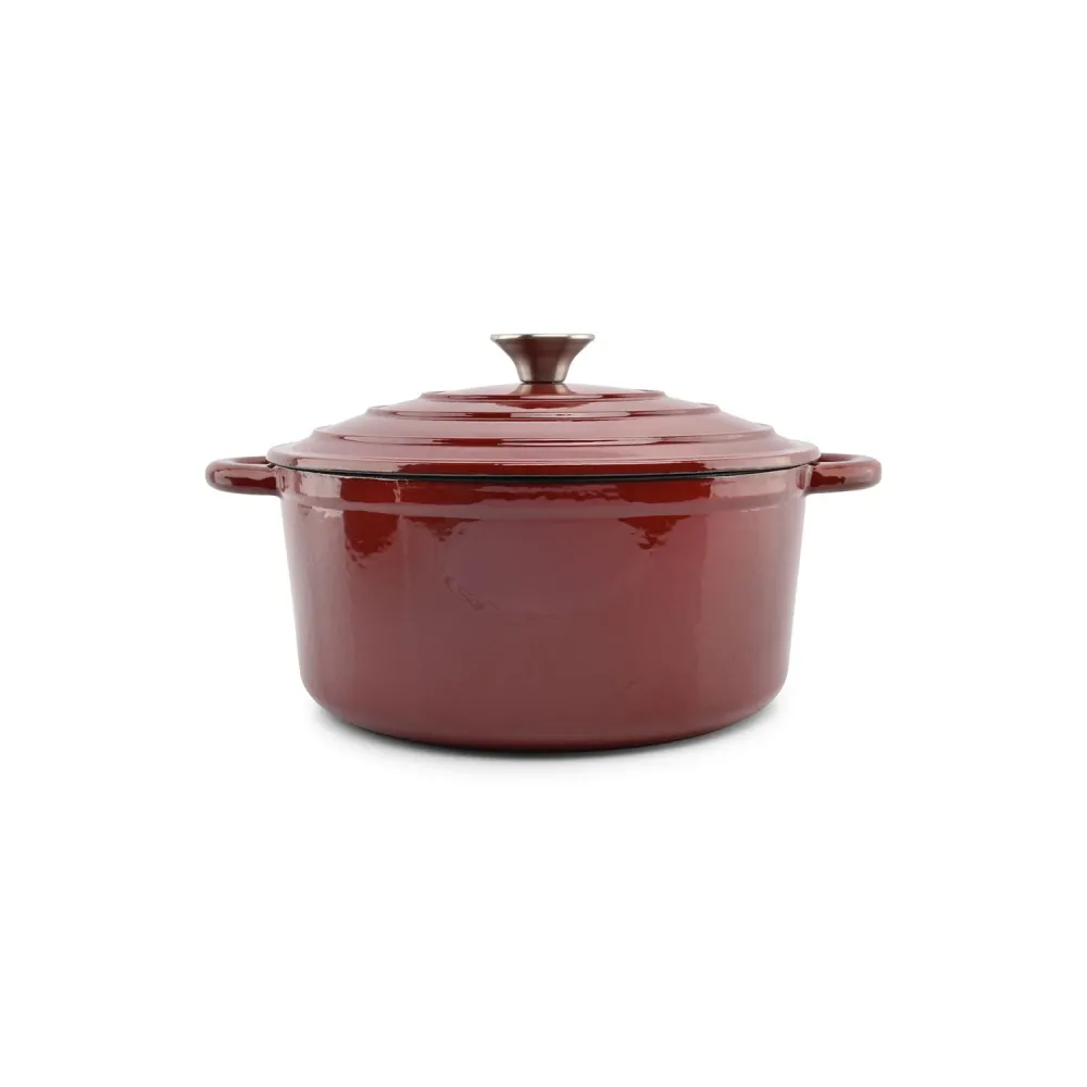 Salt&Pepper Ferno gietijzer stoofpot 26cm rood Salt & Pepper
