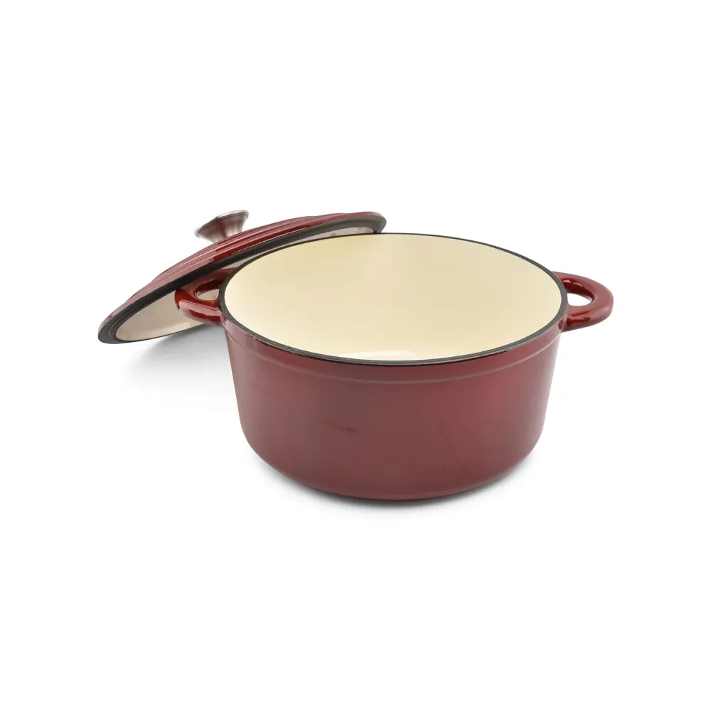 Salt&Pepper Ferno gietijzer stoofpot 26cm rood Salt & Pepper