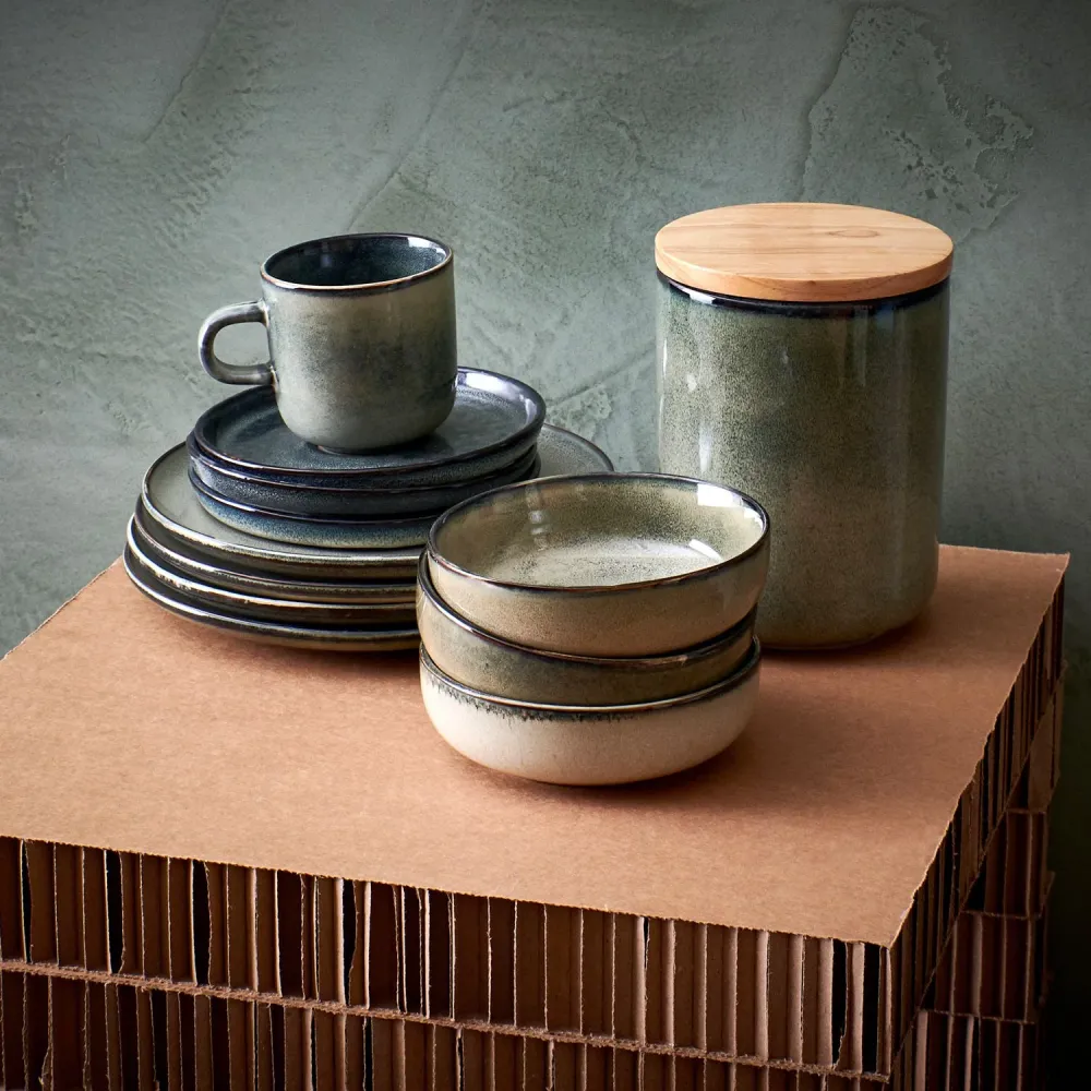Salt&Pepper Meridian kom 13x4cm groen Salt & Pepper