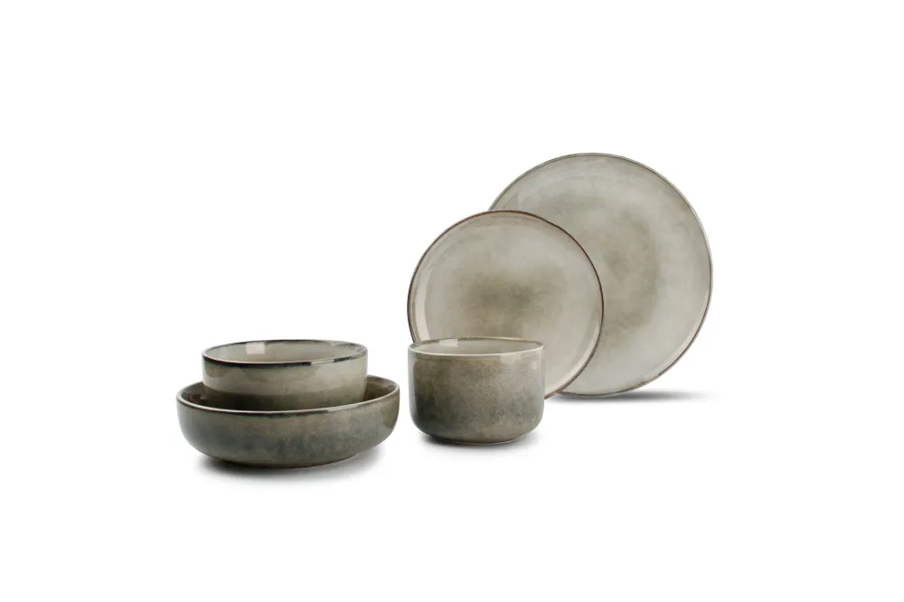 Salt&Pepper Meridian plat bord 26cm groen Salt & Pepper