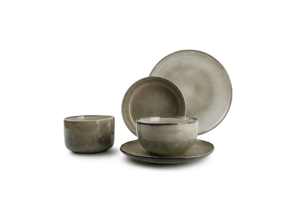 Salt&Pepper Meridian plat bord 26cm groen Salt & Pepper