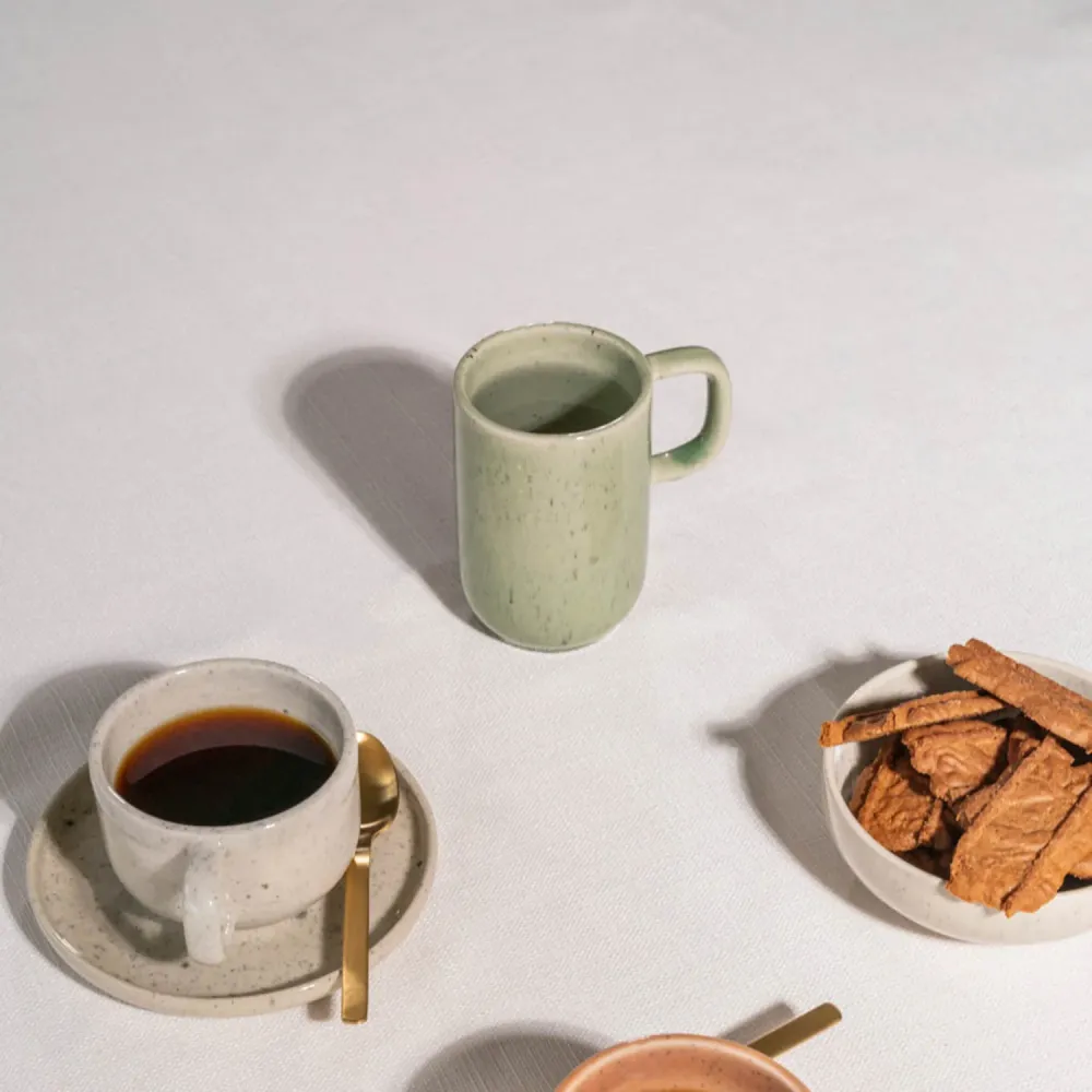 Salt & Pepper - Beker 30cl sage Blush - Set van 4 Salt&Pepper