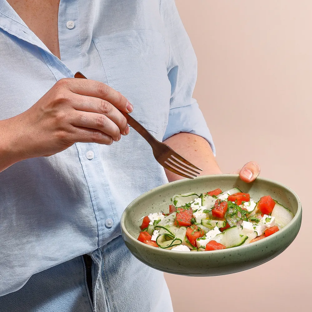 Salt & Pepper - Kom 22xH5cm sage Blush - Set van 4 Salt&Pepper