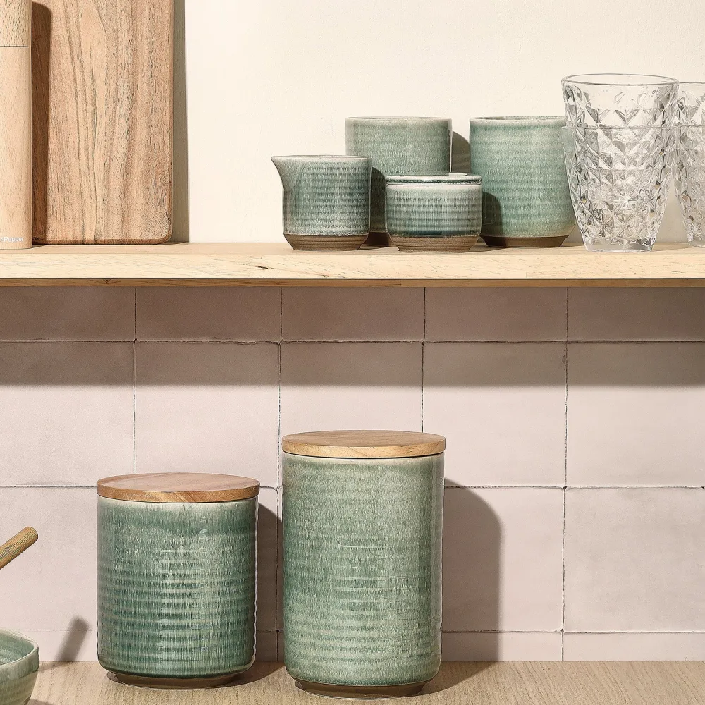 Salt & Pepper - Kop 27cl groen Cameo - Set van 4 Salt&Pepper