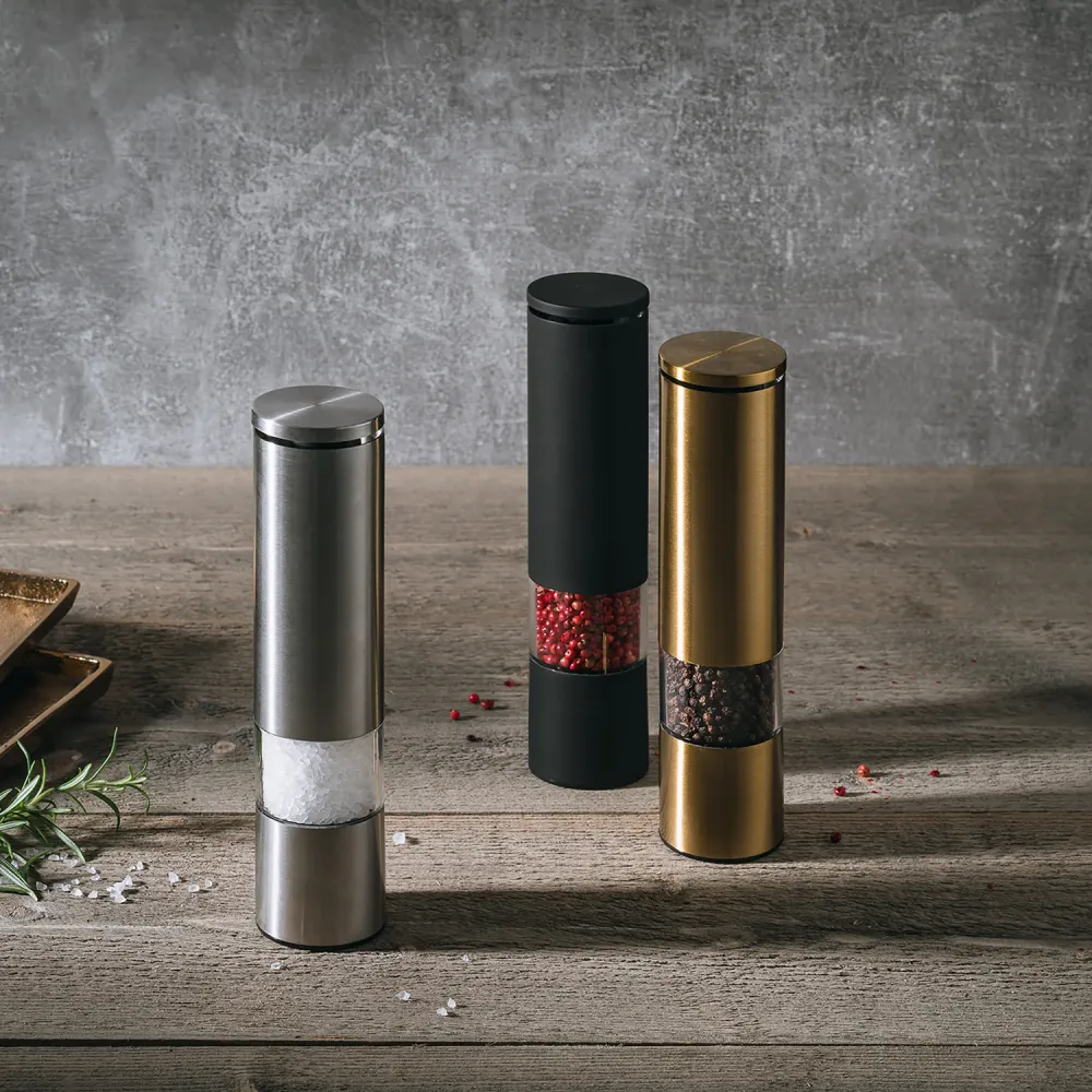 Salt & Pepper - Peper/zoutmolen H21,5cm zwart Spice Salt&Pepper