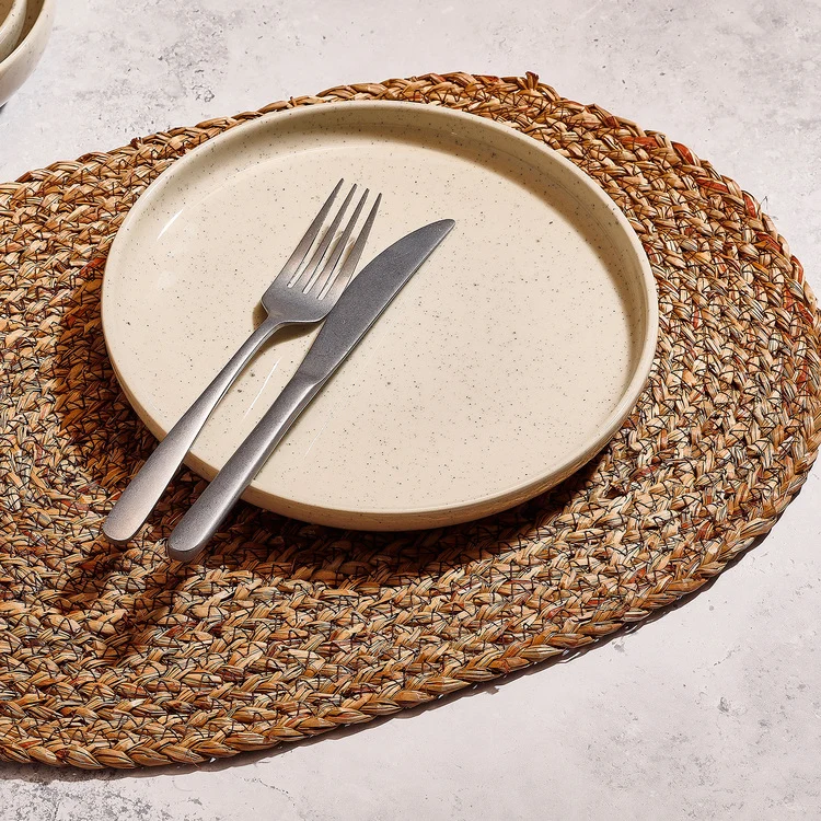 Salt & Pepper - Plat bord 27,5xH2,5cm vanille Blush - Set van 4 Salt&Pepper