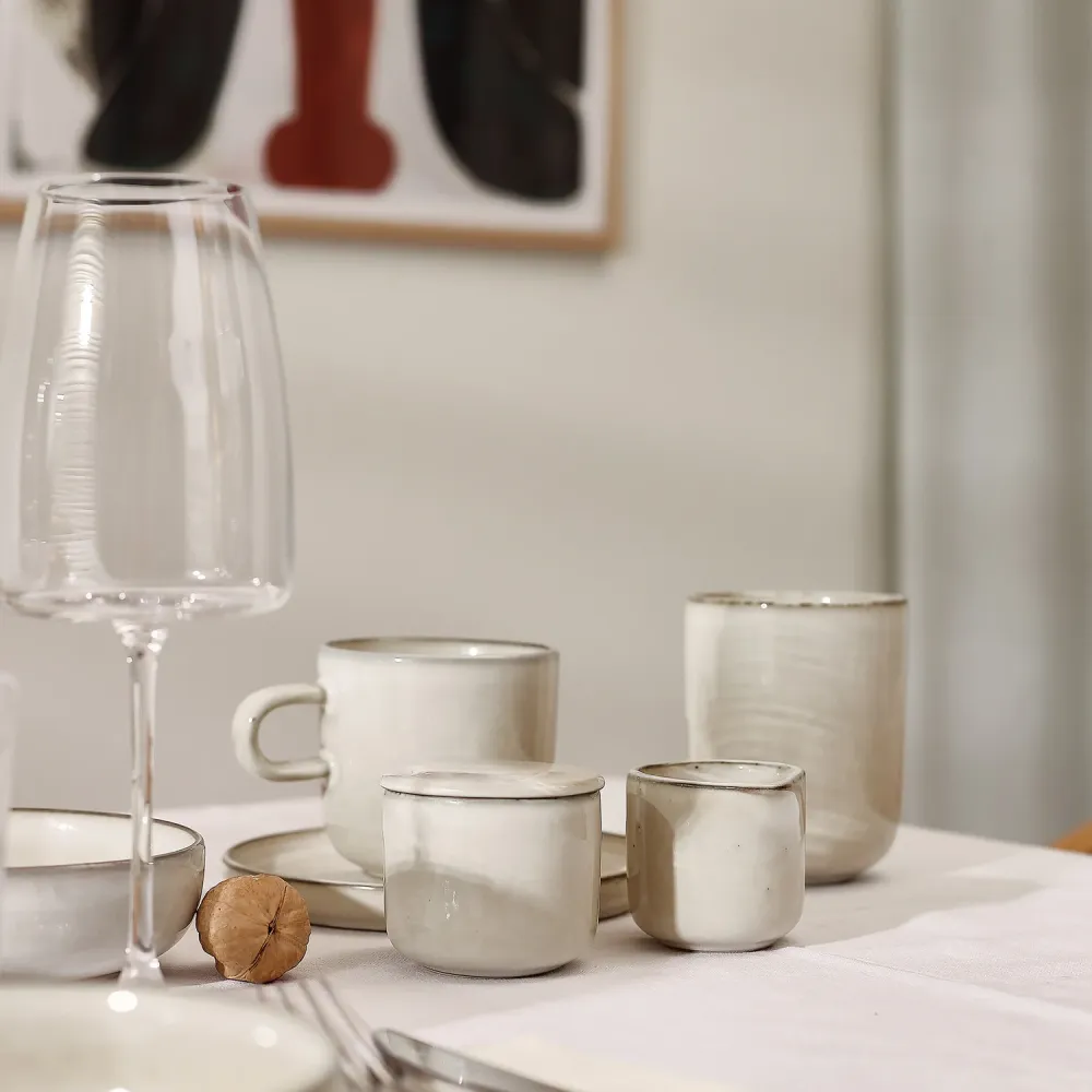 Salt & Pepper - Schotel 15cm ivoor Meridian - Set van 4 Salt&Pepper