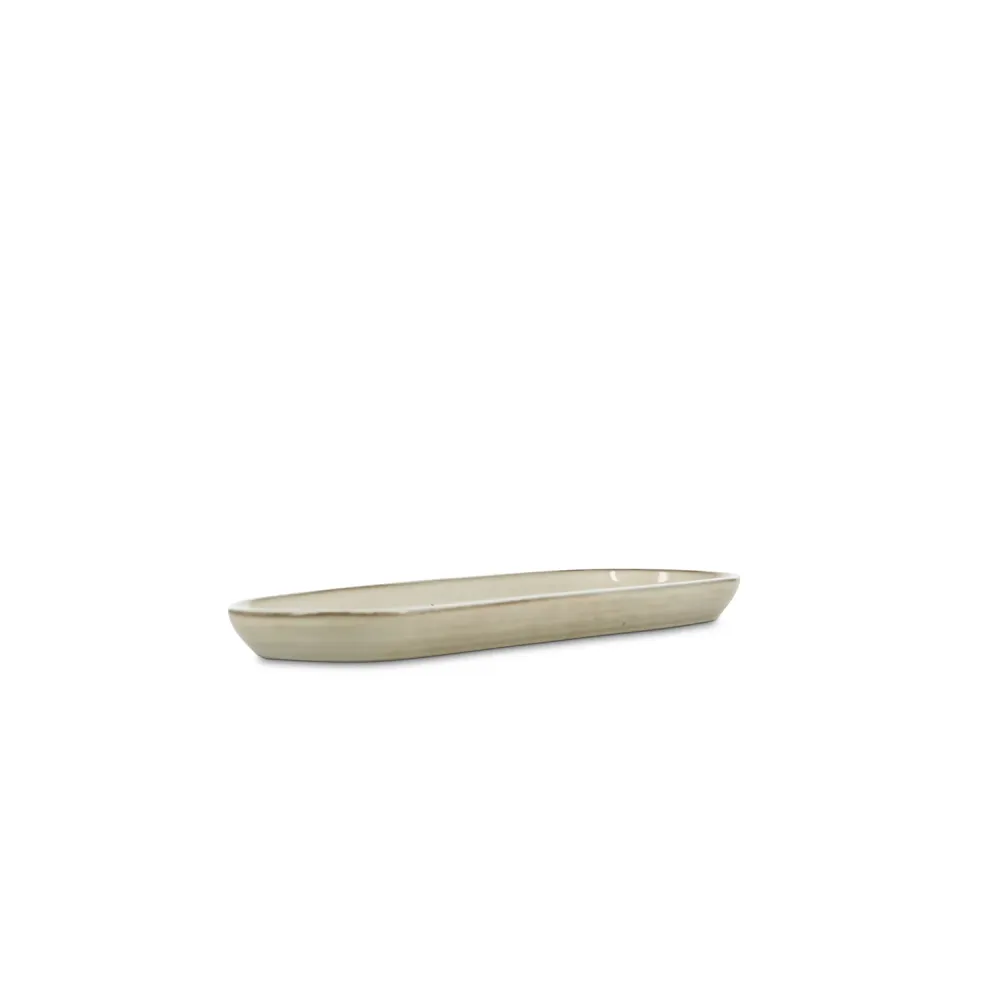 Salt & Pepper - Serveerschaal 29x10xH2cm ivoor Meridian - Set van 2 Salt&Pepper