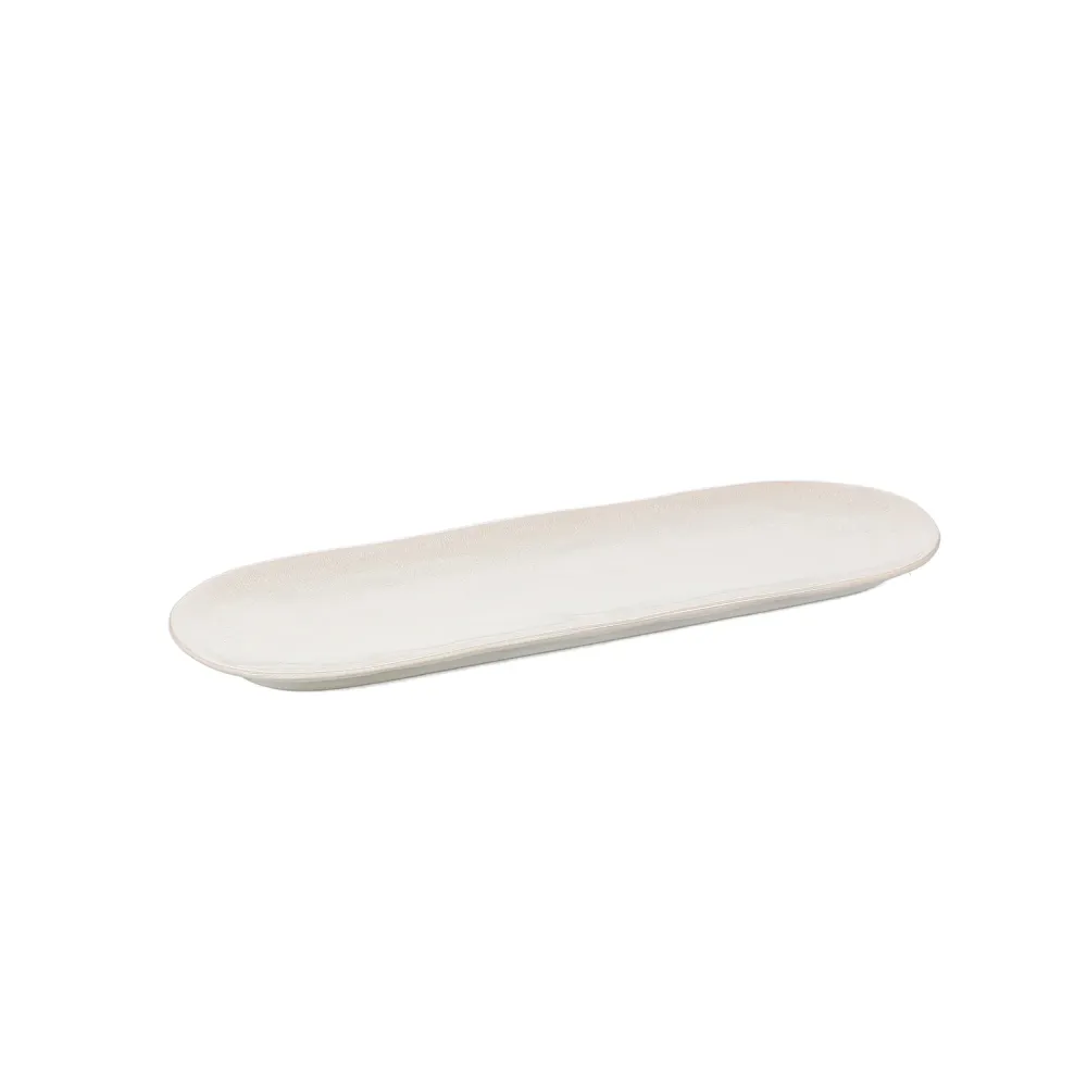 Salt & Pepper - Serveerschaal 36x12,5cm beige Rocca - Set van 2 Salt&Pepper