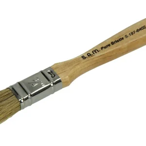PLATTE VERFBORSTEL SAM S197 0,75"