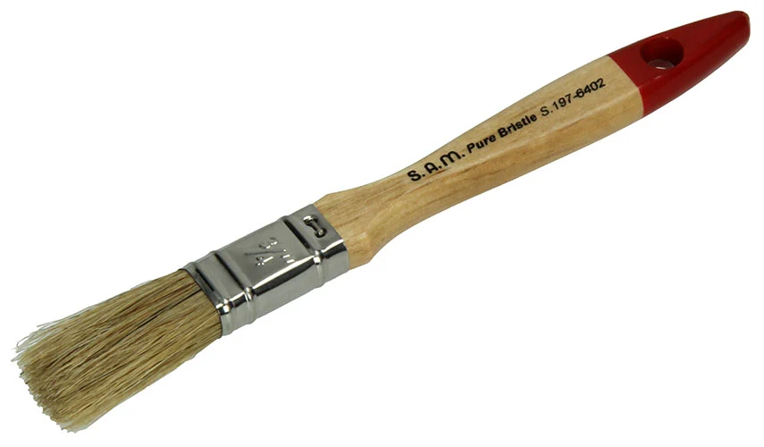 PLATTE VERFBORSTEL SAM S197 0,75"