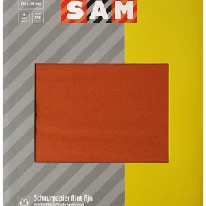 SAM SCHUURPAPIER DROOG FIJN 5VEL
