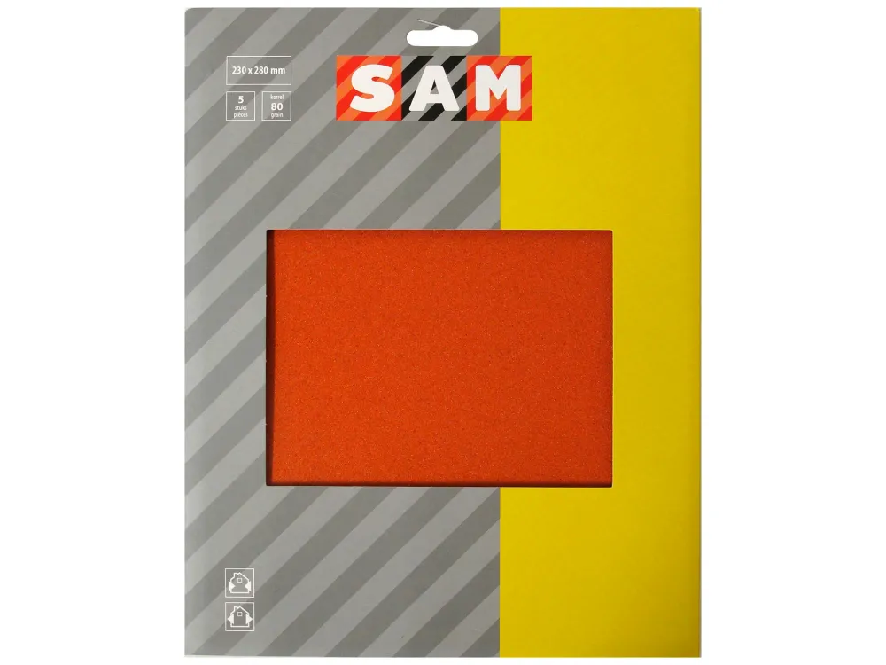 SAM SCHUURPAPIER FLINT GROF 5VEL